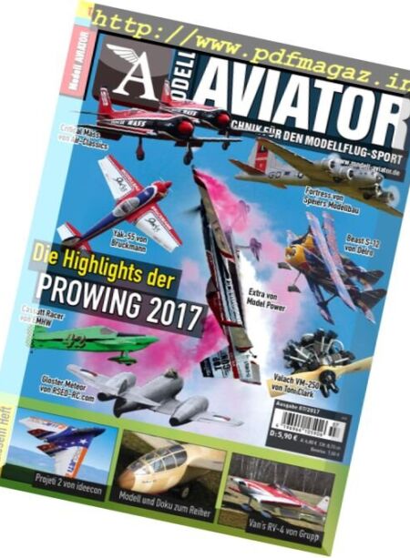 Modell Aviator – Juli 2017 Cover