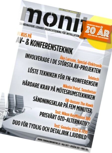 Monitor – Maj 2017 Cover