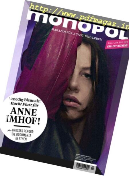 Monopol – Mai 2017 Cover