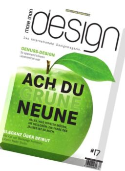 More Than Design – Nr.17, 2017
