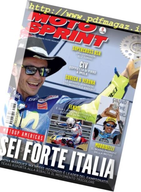 Moto Sprint – 25 Aprile – 1 Maggio 2017 Cover