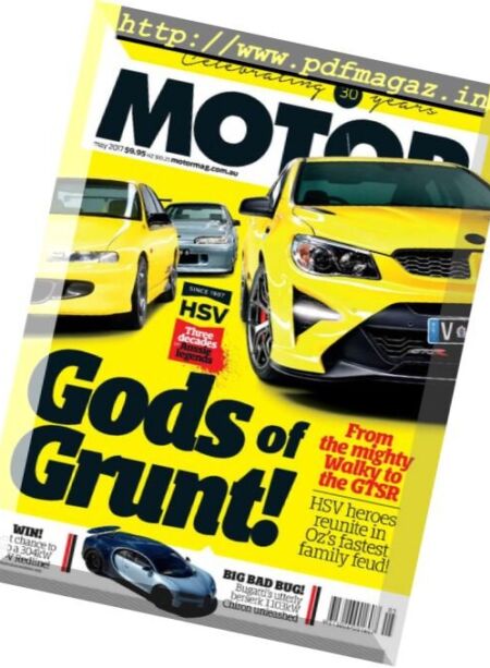 Motor Australia – May 2017 Cover