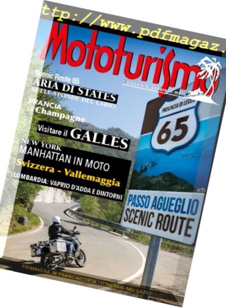 Mototurismo – Maggio-Giugno 2017 Cover