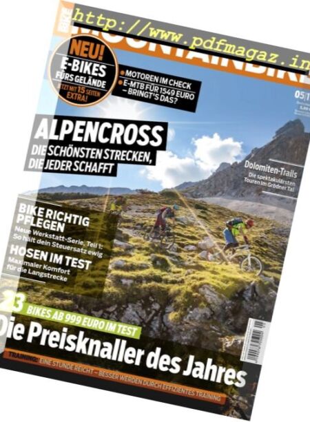 Mountainbike Germany – Mai 2017 Cover