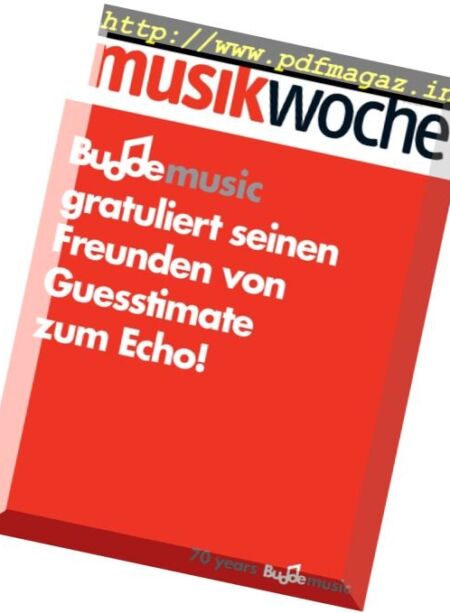 Musikwoche – 14 April 2017 Cover