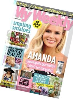 My Weekly – 23-29 May 2017