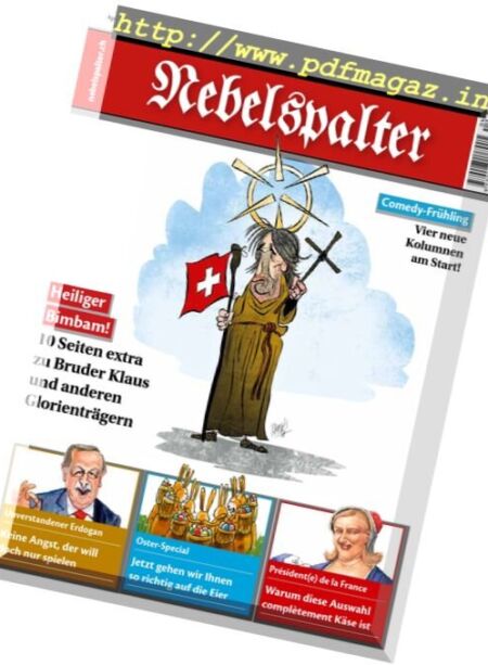 Nebelspalter – Nr.4, 2017 Cover