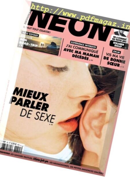 Neon France – Juin 2017 Cover