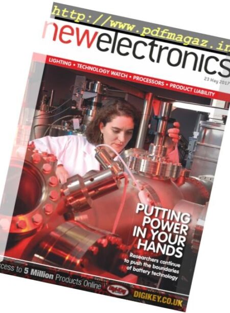New Electronics – 23 May 2017 Cover