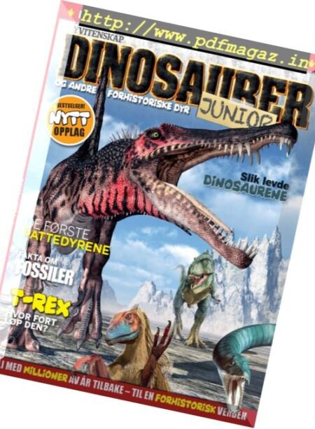 Ny Vitenskap – Dinosaurer Junior 2015 Cover