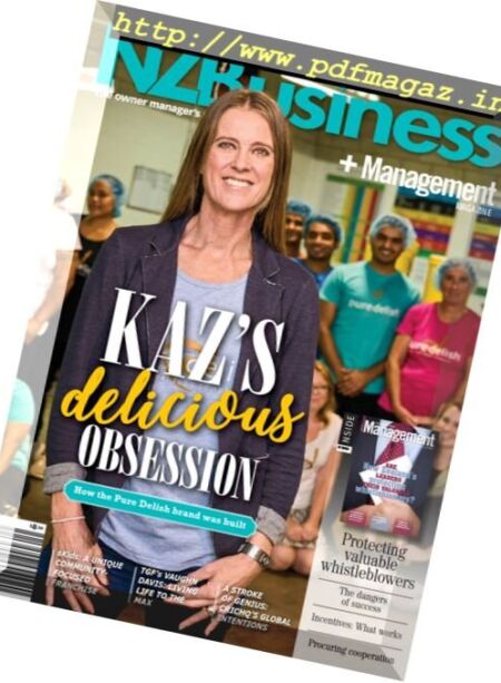 NZBusiness+Management – May 2017 Cover