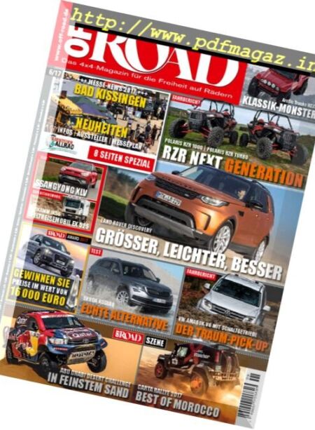 Off Road – Juni 2017 Cover
