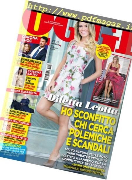 Oggi – 23 Marzo 2017 Cover
