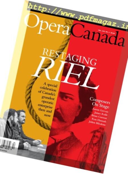 Opera Canada Vol. LVII Issue 4 2017 Cover
