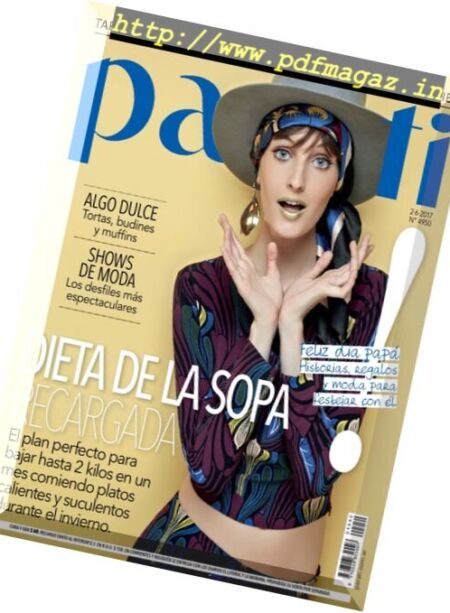 Para Ti Argentina – 2 Junio 2017 Cover