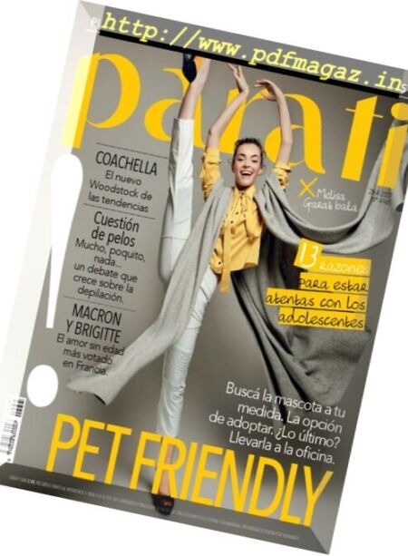 Para Ti Argentina – 28 Abril 2017 Cover