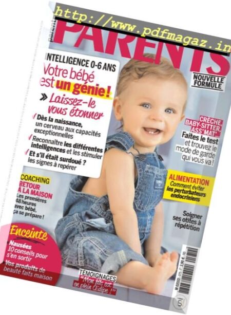 Parents France – Juin 2017 Cover