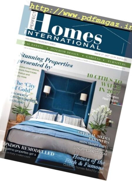 Perfect Homes International – Issue 17, 2017 Cover