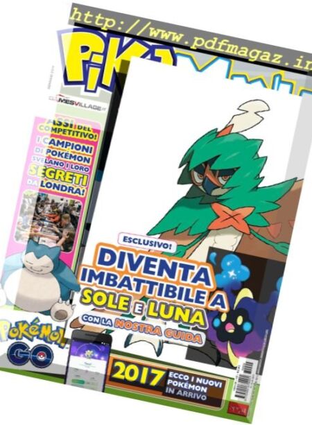 Pika Mania – Gennaio 2017 Cover