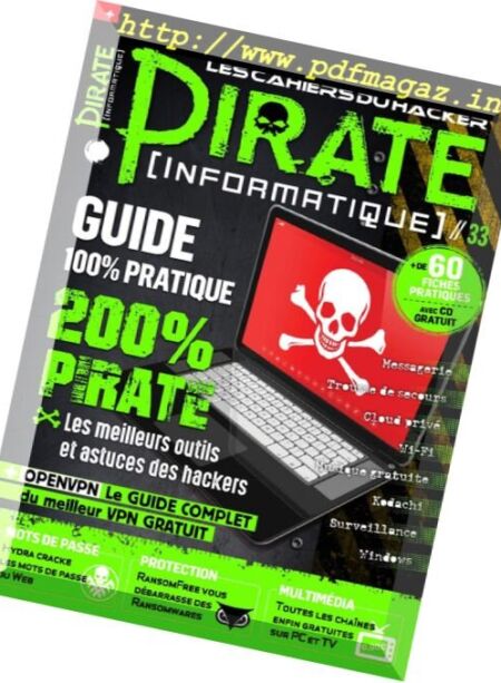 Pirate Informatique – Mai-Juillet 2017 Cover