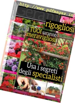 Pollice Verde – Gerani rigogliosi 2017