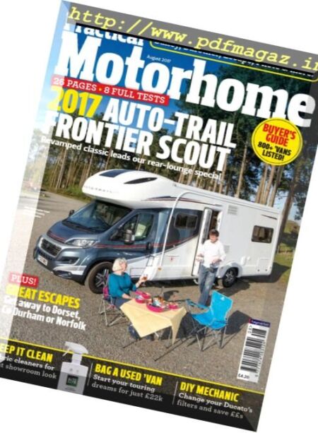 Practical Motorhome – August 2017 Cover
