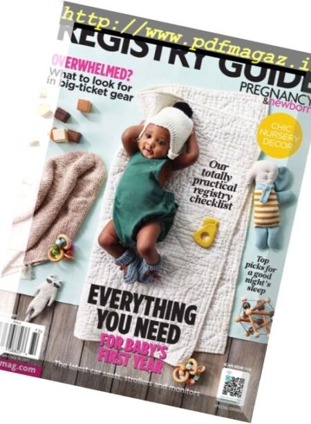Pregnancy & Newborn – Registry Guide, Spring 2017 Cover