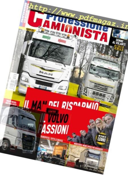 Professione Camionista – Marzo 2017 Cover