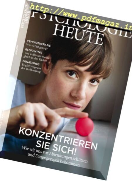Psychologie Heute – Juni 2017 Cover