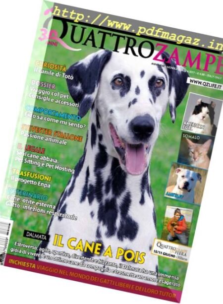 QuattroZampe – Giugno 2017 Cover