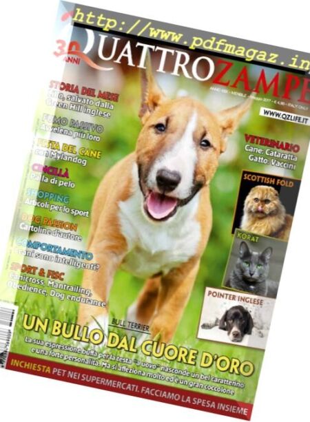 QuattroZampe – Maggio 2017 Cover
