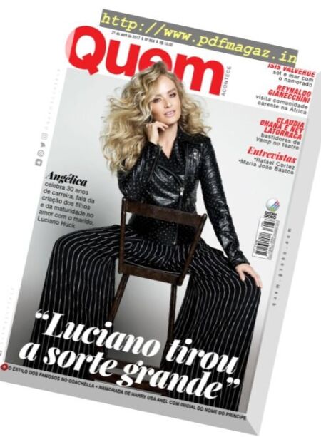 Quem Acontece Brazil – 21 Abril 2017 Cover