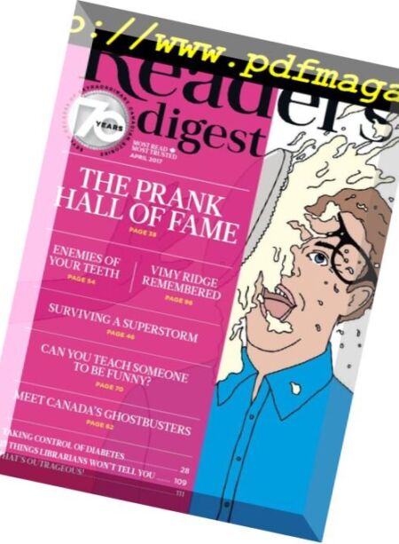 Reader’s Digest Canada – April 2017 Cover