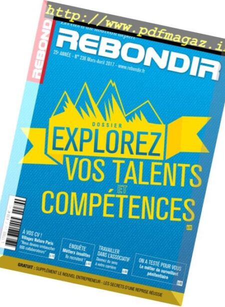 Rebondir – Mars-Avril 2017 Cover