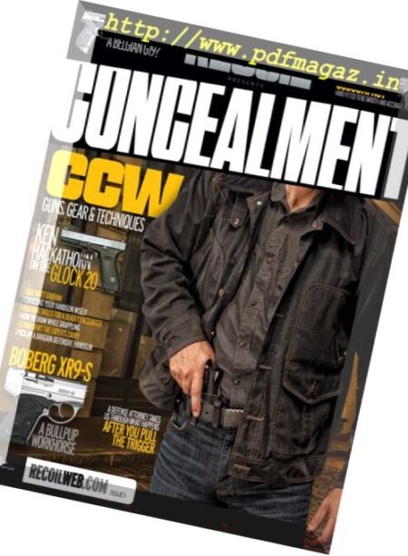 Recoil – Presents Concealment – Issue 1 2015 Cover