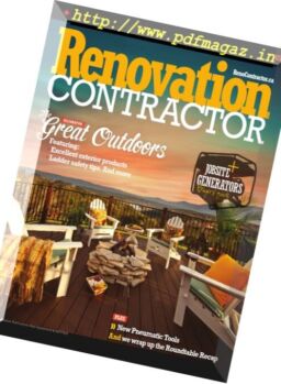 Renovation Contractor – April-May 2017