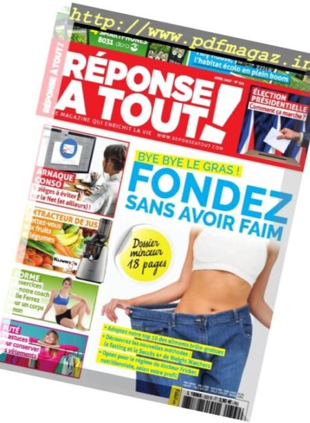 Reponse a Tout ! – Avril 2017 Cover