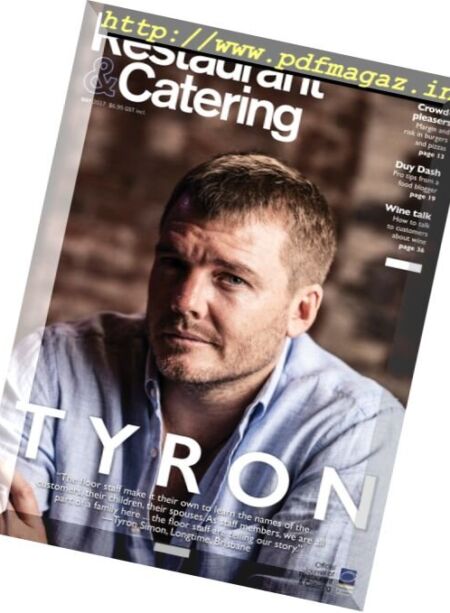 Restaurant & Catering – May 2017 Cover
