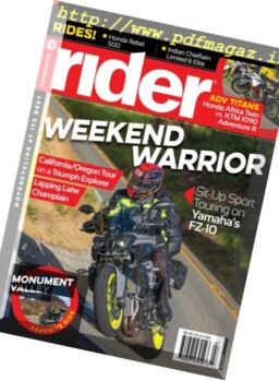 Rider Magazine – July 2017
