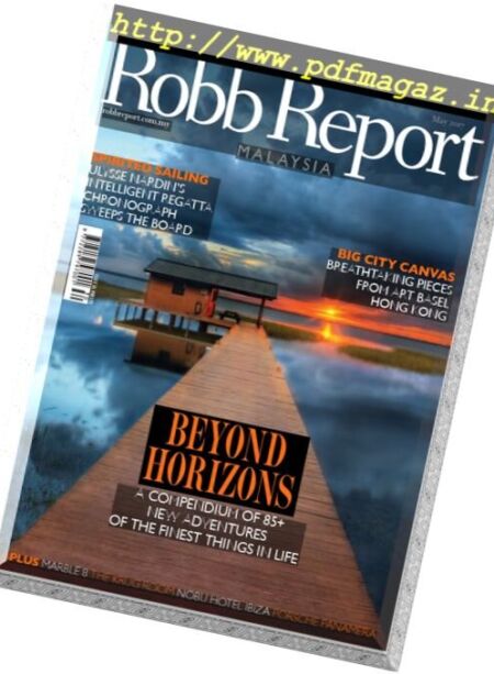 Robb Report Malaysia – May 2017 Cover