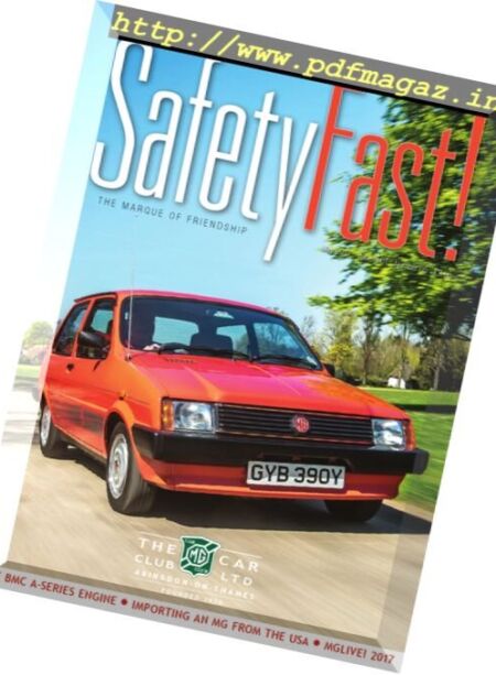 Safety Fast! – May 2017 Cover