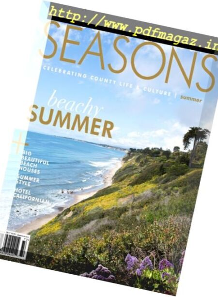 Santa Barbara Seasons – Summer 2017 Cover