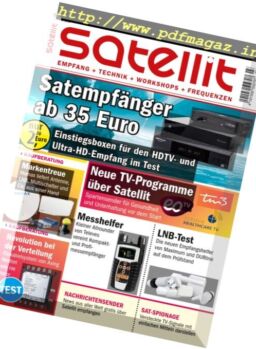 Satellit – Juni-August 2017