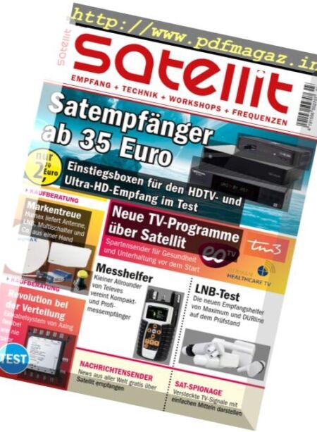 Satellit – Juni-August 2017 Cover