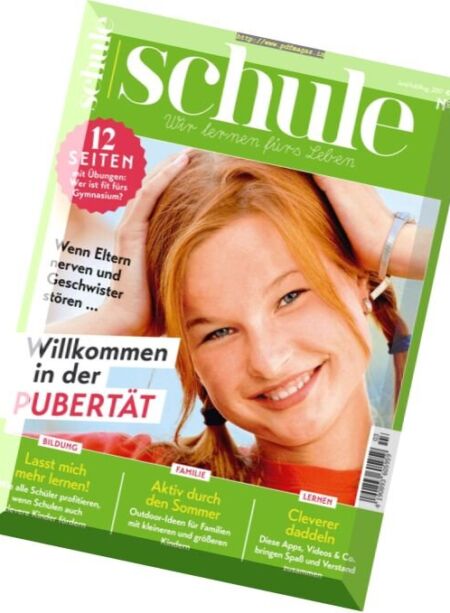 Schule – Juni-August 2017 Cover