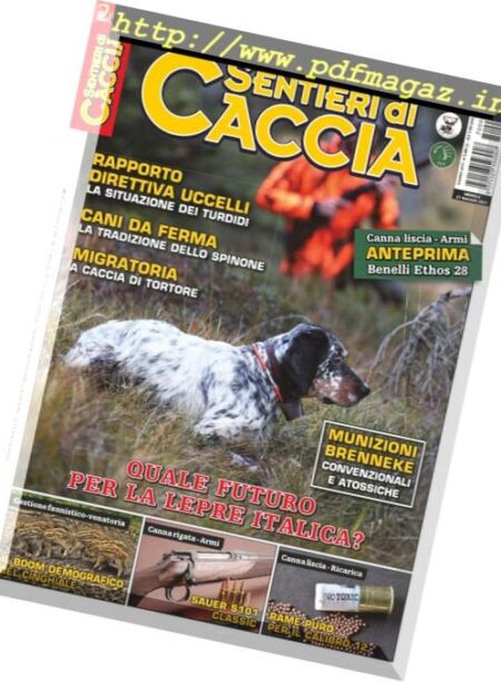 Sentieri Di Caccia – Giugno 2017 Cover
