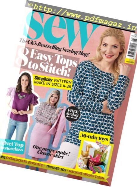 Sew – June 2017 Cover