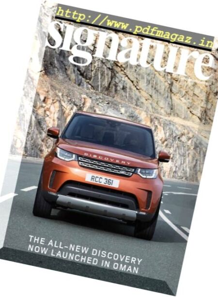 Signature – May 2017 Cover