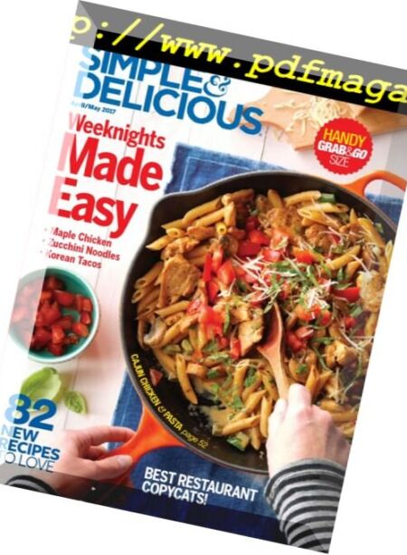 Simple & Delicious – April-May 2017 Cover