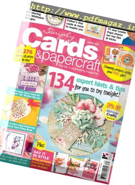 Simply Cards & Papercraft – Issue 162, 2017 Cover